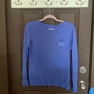 VINEYARD VINES WOMENS TOP BLUE S